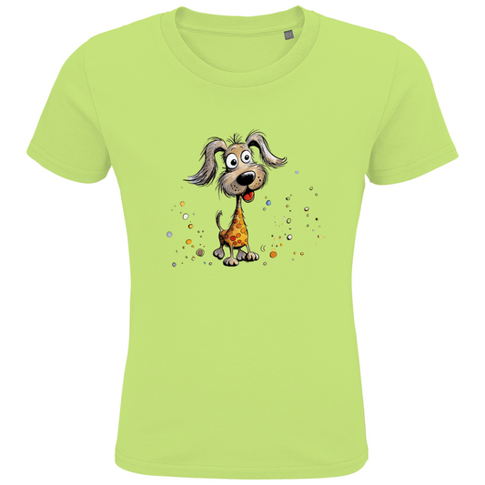 Kinder T-Shirt - Lustiger Cartoon Hund Bella – CrazyToon Prints