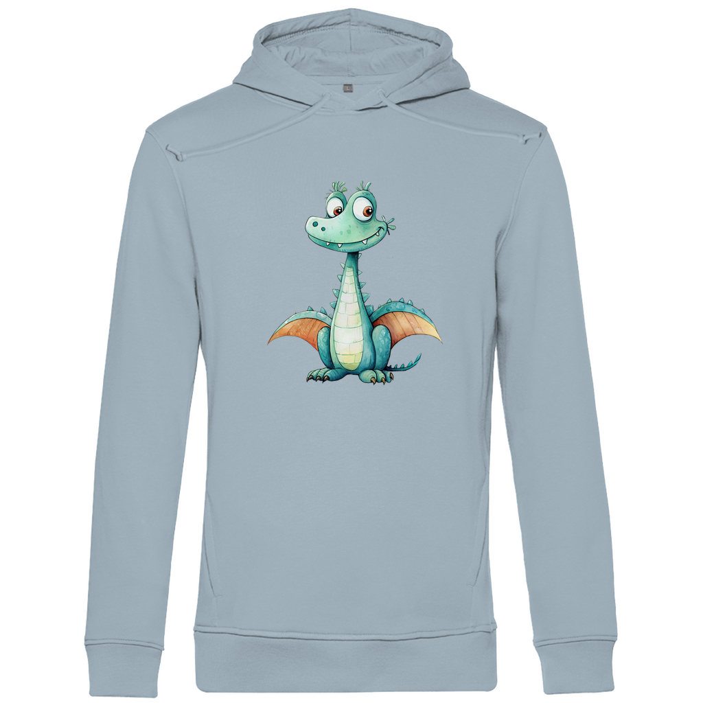 Herren Premium Bio Hoodie Drache Zischi