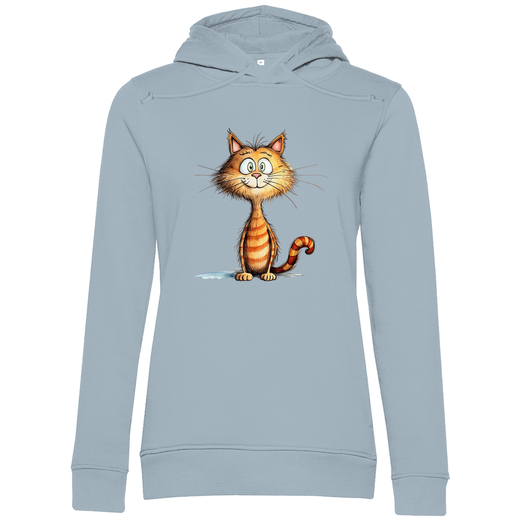 Damen Premium Bio Hoodie Kater Don Miauccio