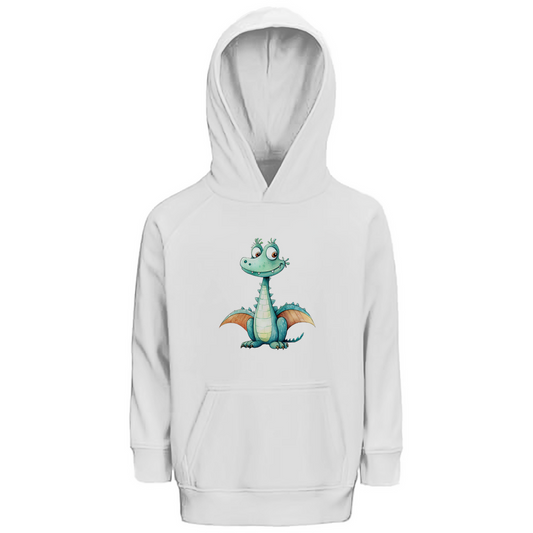 Kinder Hoodie - Lustiger Cartoon Drache Zischi – CrazyToon Prints
