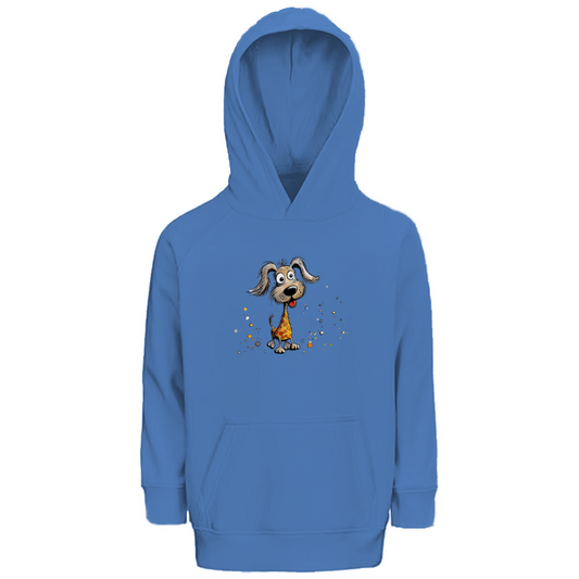 Kinder Hoodie - Lustiger Cartoon Hund Bella – CrazyToon Prints