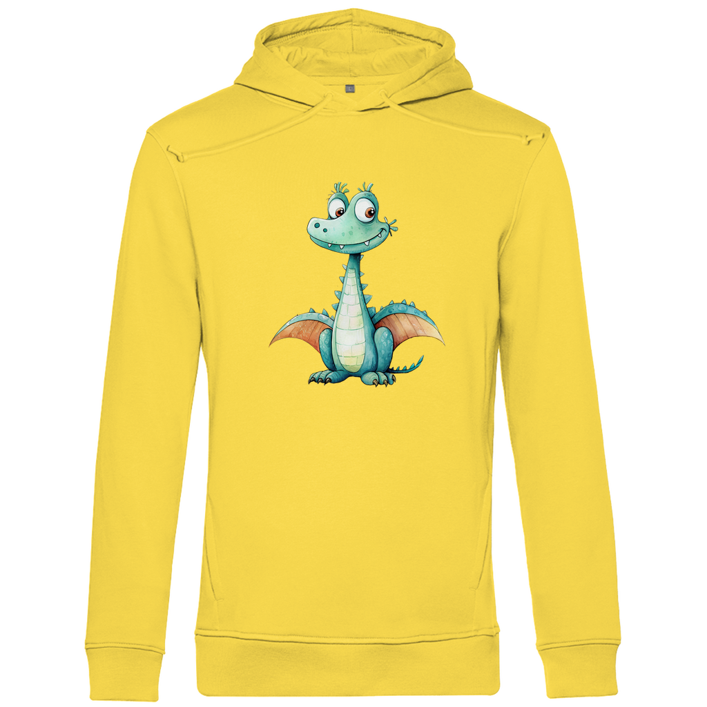 Herren Premium Bio Hoodie Drache Zischi