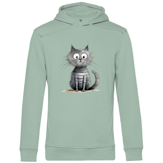 Herren Hoodie - Lustiger Cartoon Kater Don Flauschewitz – CrazyToon Prints