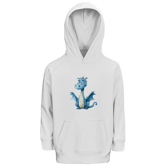 Kinder Hoodie - Lustiger Cartoon Drache Krümel – CrazyToon Prints