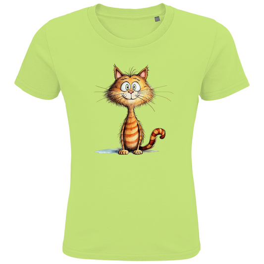 Kinder T-Shirt - Lustiger Cartoon Kater Don Miauccio – CrazyToon Prints