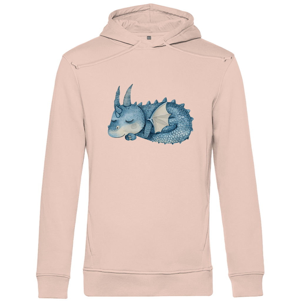Herren Premium Bio Hoodie Drache Sleepy Joe