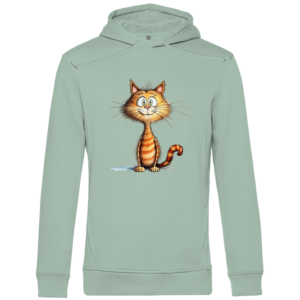 Herren Premium Bio Hoodie Kater Don Miauccio