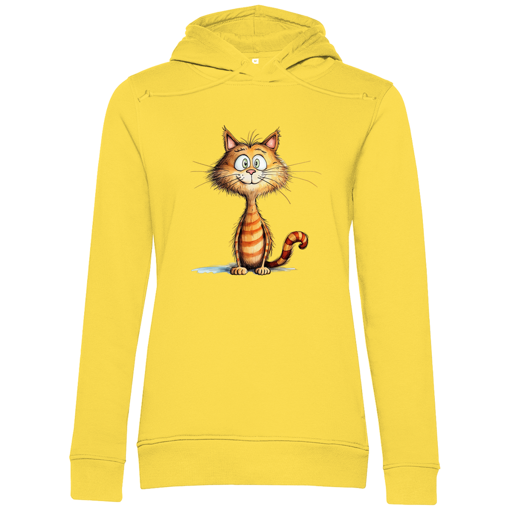Damen Premium Bio Hoodie Kater Don Miauccio