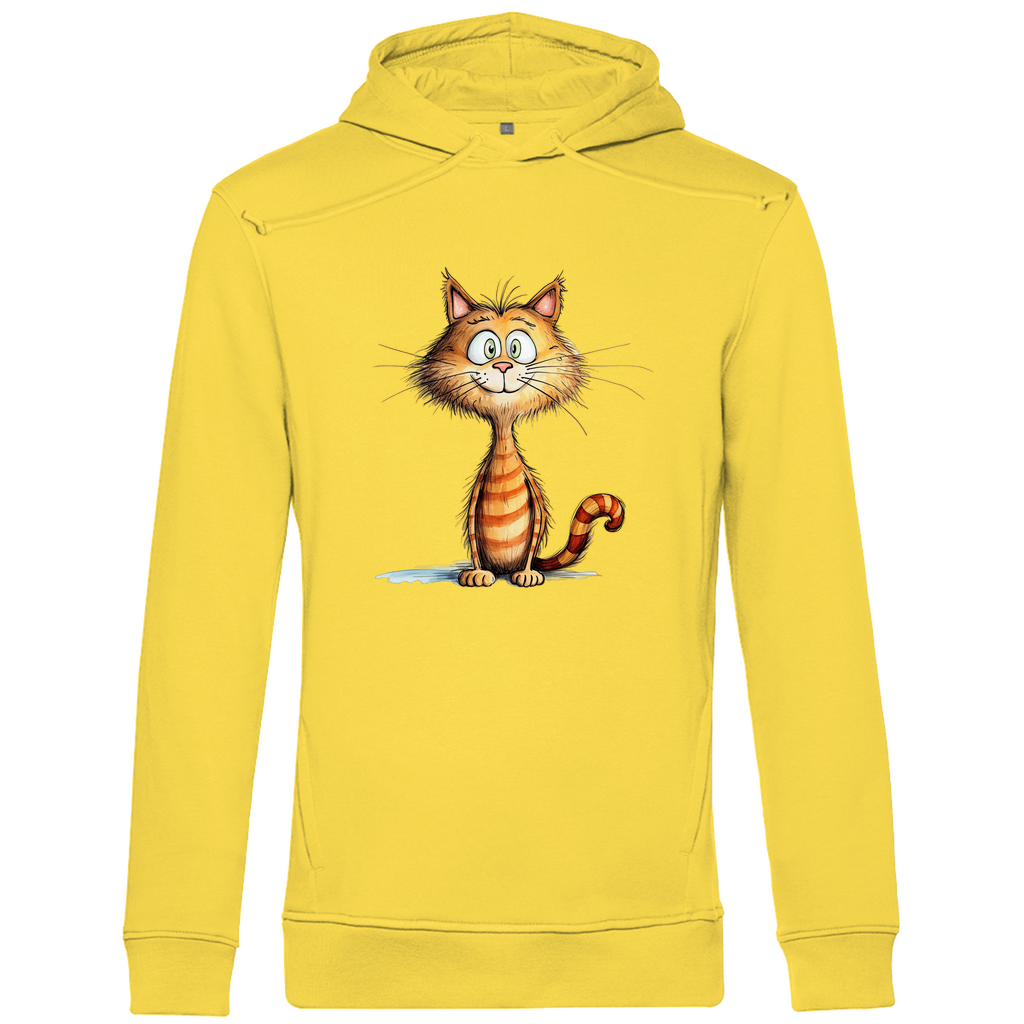 Herren Premium Bio Hoodie Kater Don Miauccio