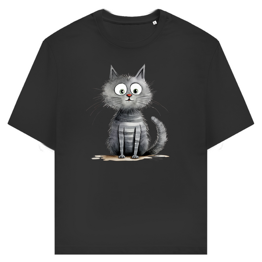 Unisex T-Shirt - Lustiger Cartoon Kater Don Flauschewitz – CrazyToon Prints