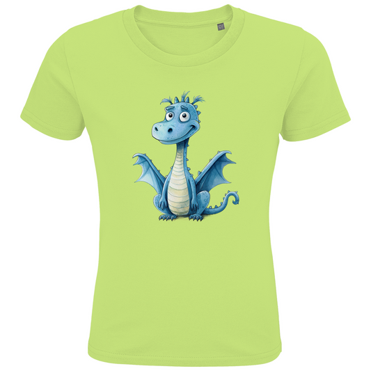 Kinder T-Shirt - Lustiger Cartoon Drache Krümel – CrazyToon Prints