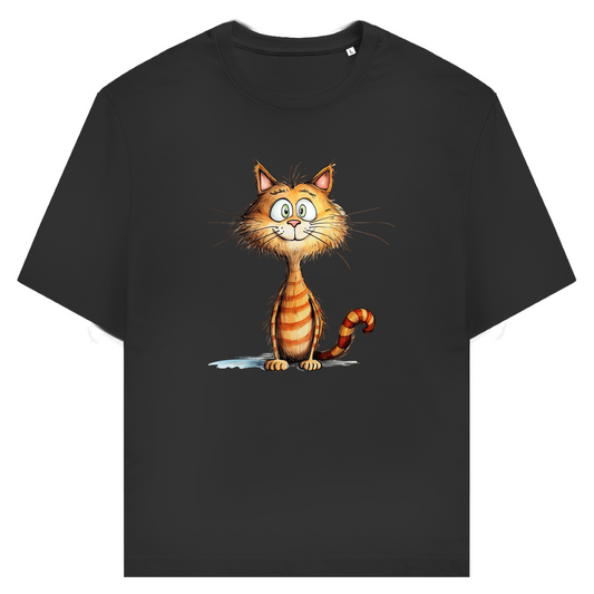 Unisex T-Shirt - Lustiger Cartoon Kater Don Miauccio – CrazyToon Prints