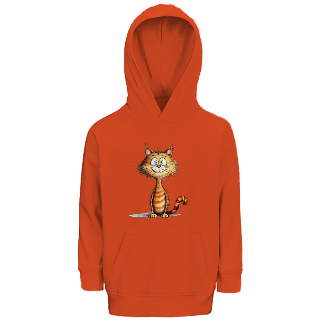 Kinder Hoodie - Lustiger Cartoon Kater Don Miauccio – CrazyToon Prints