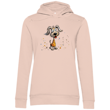 Damen Premium Bio Hoodie Hund Bella