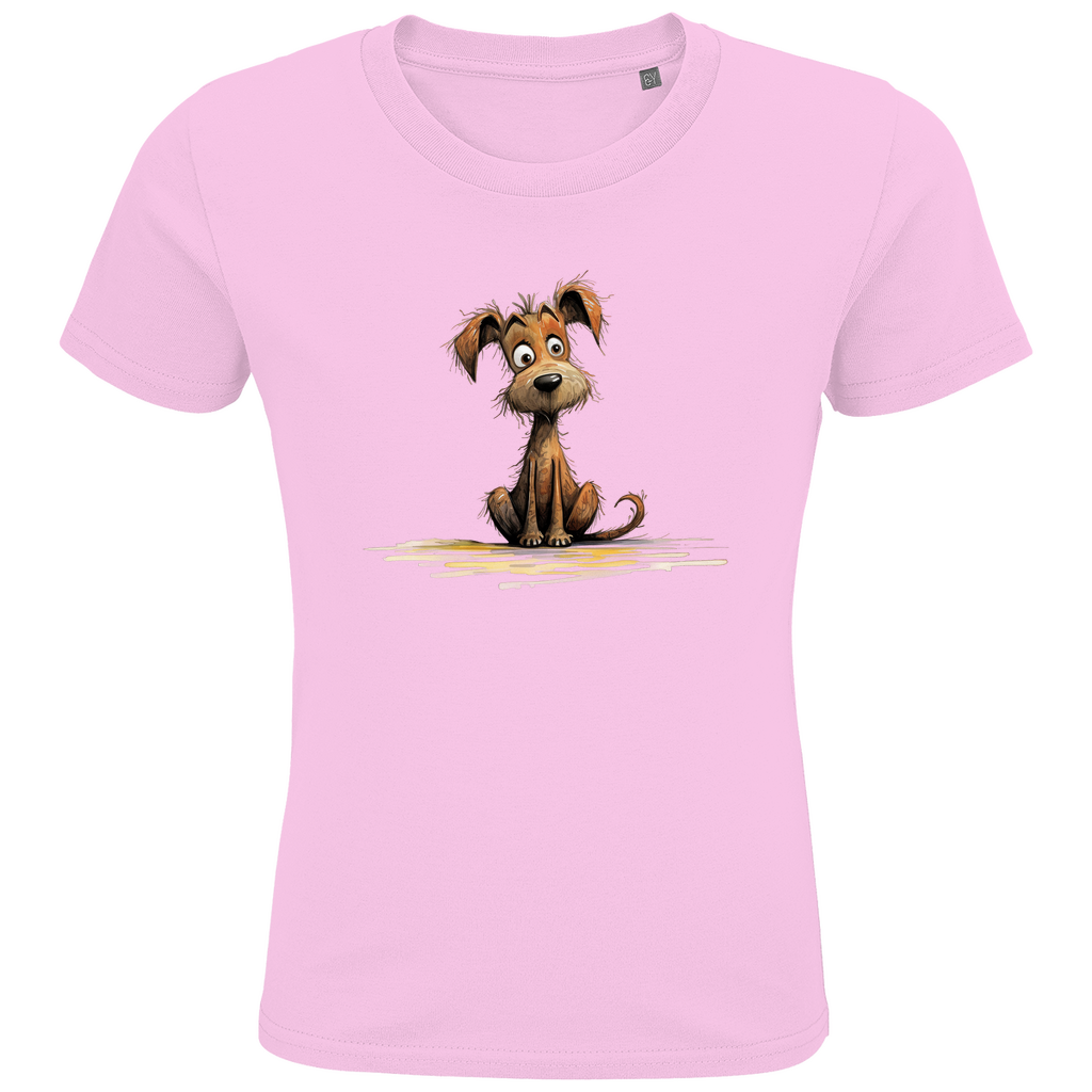 Kinder T-Shirt - Lustiger Cartoon Hund Puppy – CrazyToon Prints