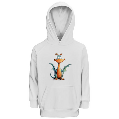 Kinder Premium Bio Hoodie Drache Flammi