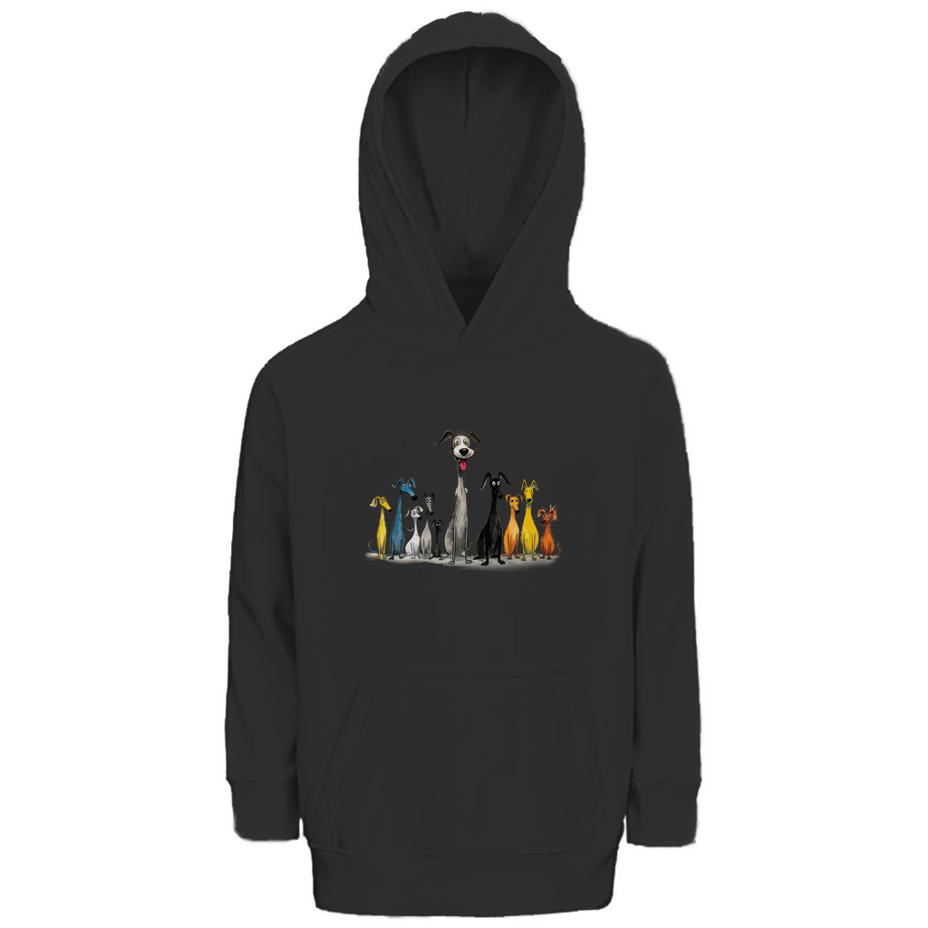 Kinder Premium Bio Hoodie Hunderudel