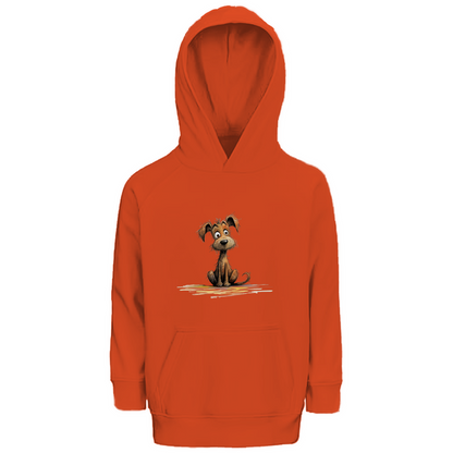 Kinder Hoodie - Lustiger Cartoon Hund Puppy – CrazyToon Prints
