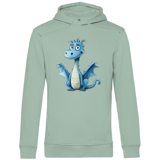 Herren Premium Bio Hoodie Drache Krümel