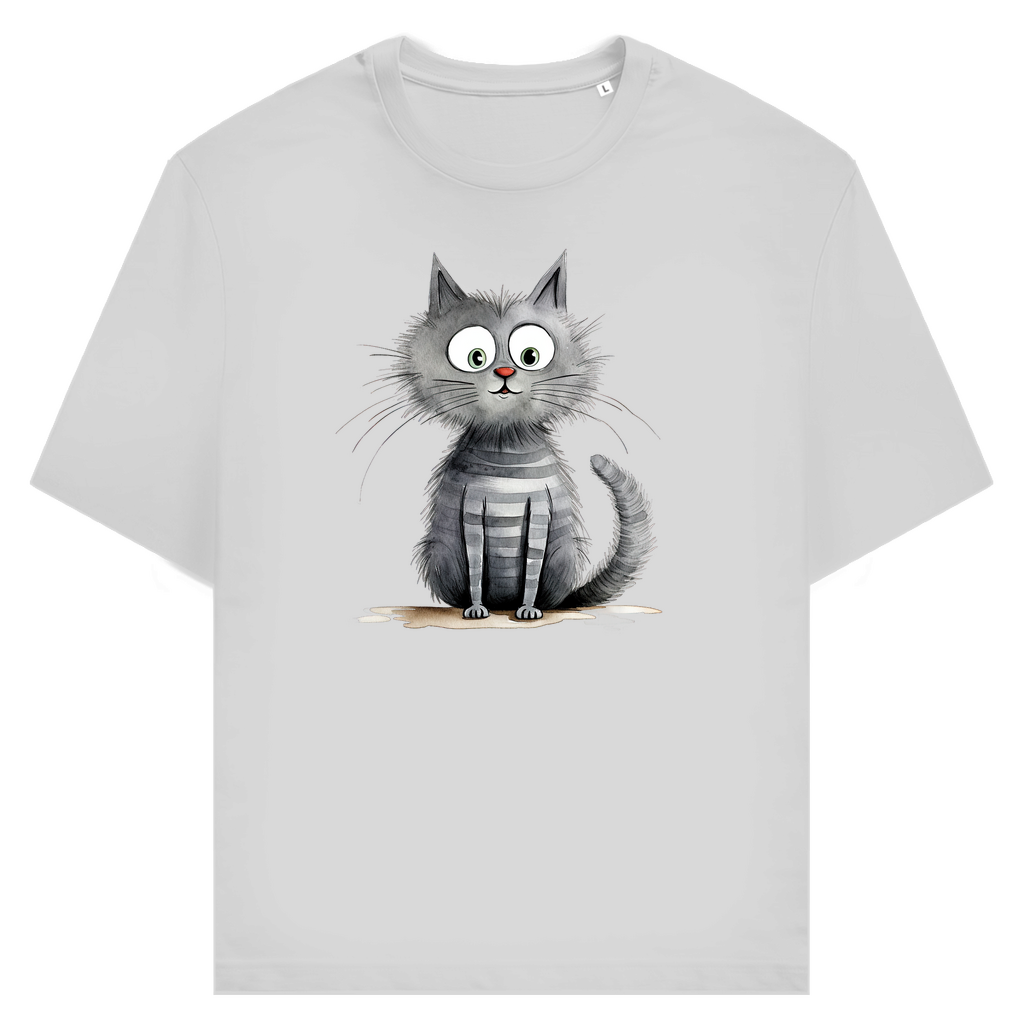 Unisex T-Shirt - Lustiger Cartoon Kater Don Flauschewitz – CrazyToon Prints
