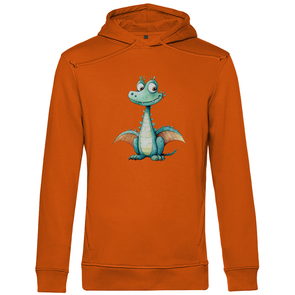 Herren Premium Bio Hoodie Drache Zischi