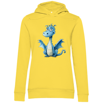 Damen Premium Bio Hoodie Drache Krümel