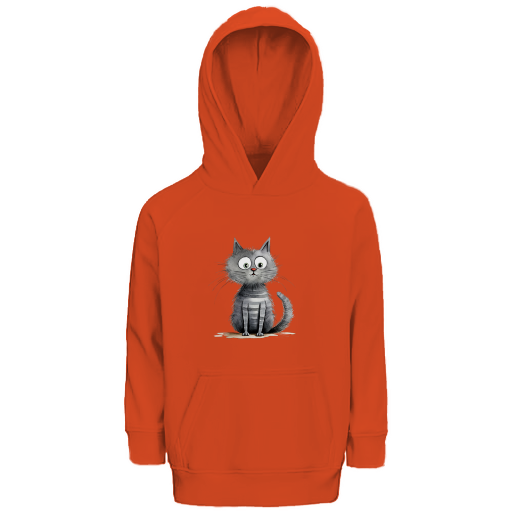 Kinder Premium Bio Hoodie Kater Don Flauschewitz