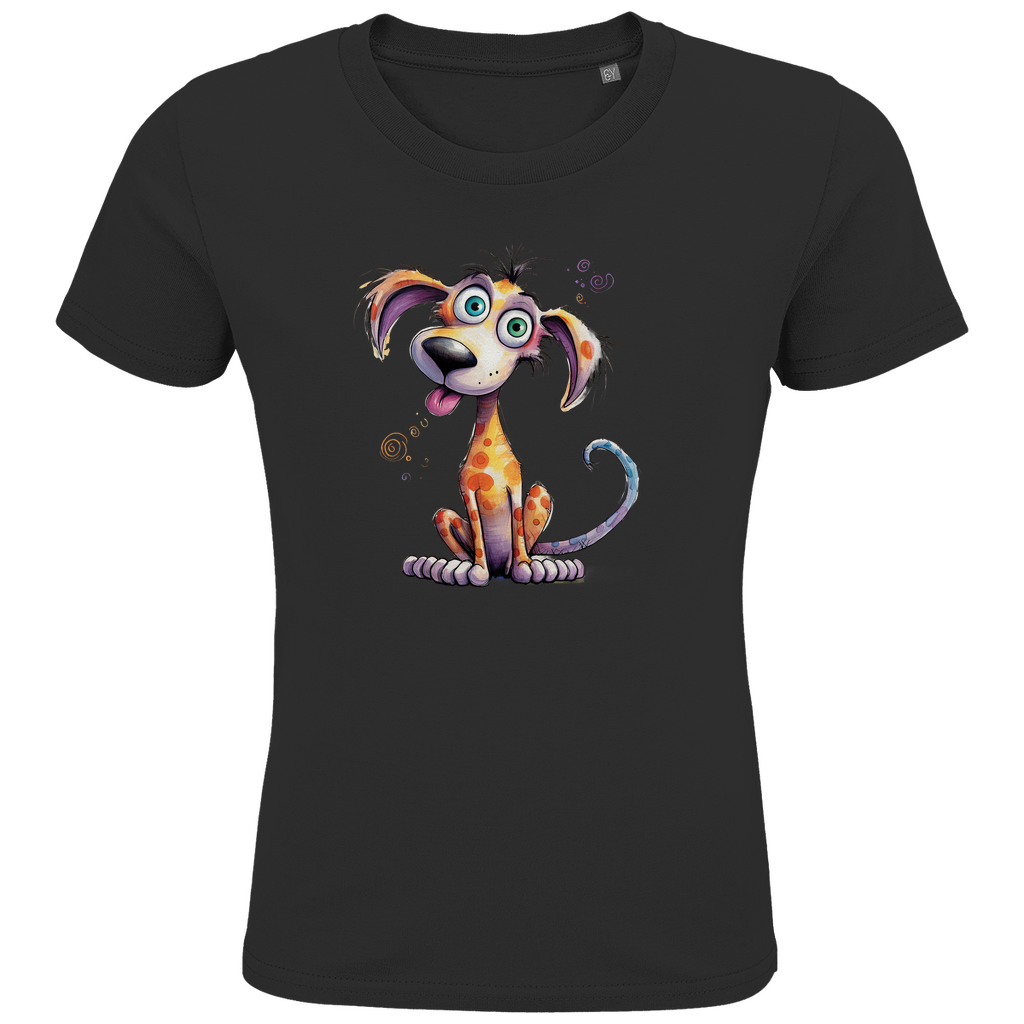 Kids Premium Bio T-Shirt Hund Kunterbunt