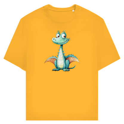 Unisex T-Shirt - Lustiger Cartoon Drache Zischi – CrazyToon Prints