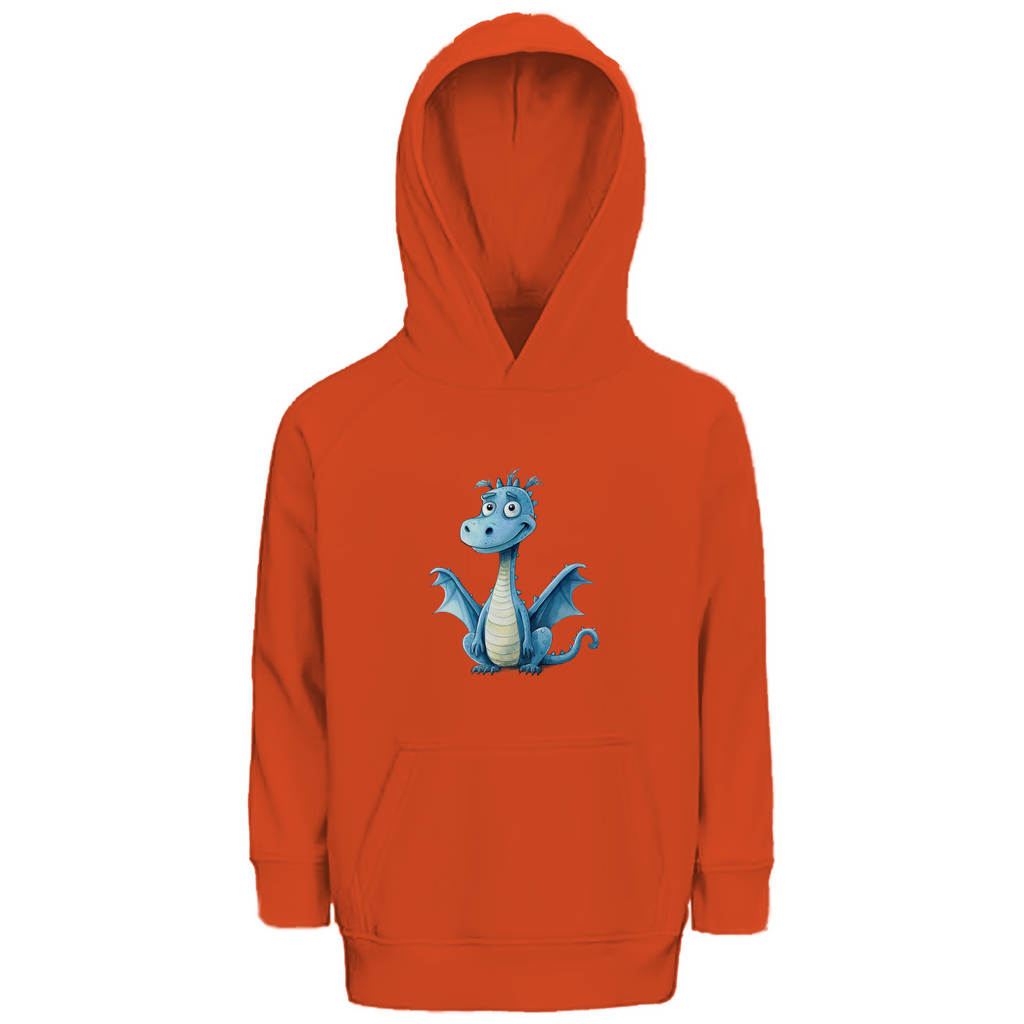 Kinder Premium Bio Hoodie Drache Krümel