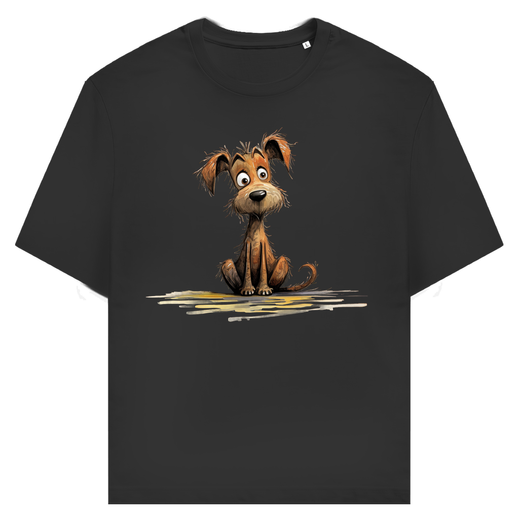 Unisex T-Shirt - Lustiger Cartoon Hund Puppy – CrazyToon Prints
