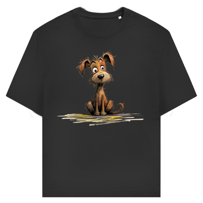 Unisex T-Shirt - Lustiger Cartoon Hund Puppy – CrazyToon Prints