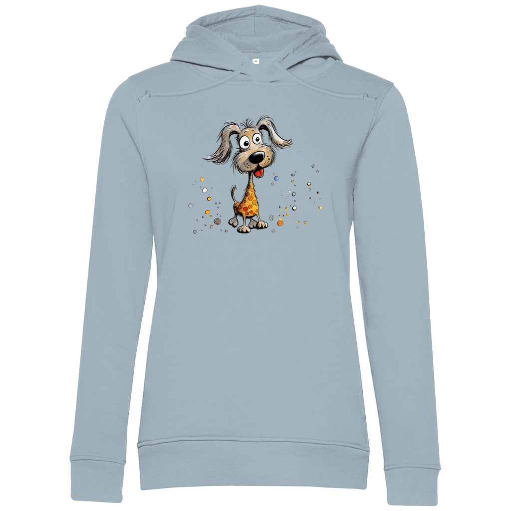 Damen Premium Bio Hoodie Hund Bella