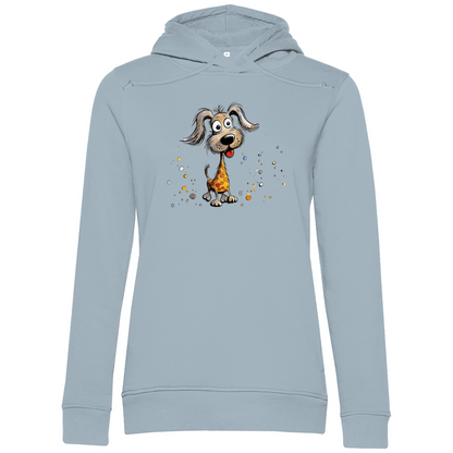 Damen Premium Bio Hoodie Hund Bella