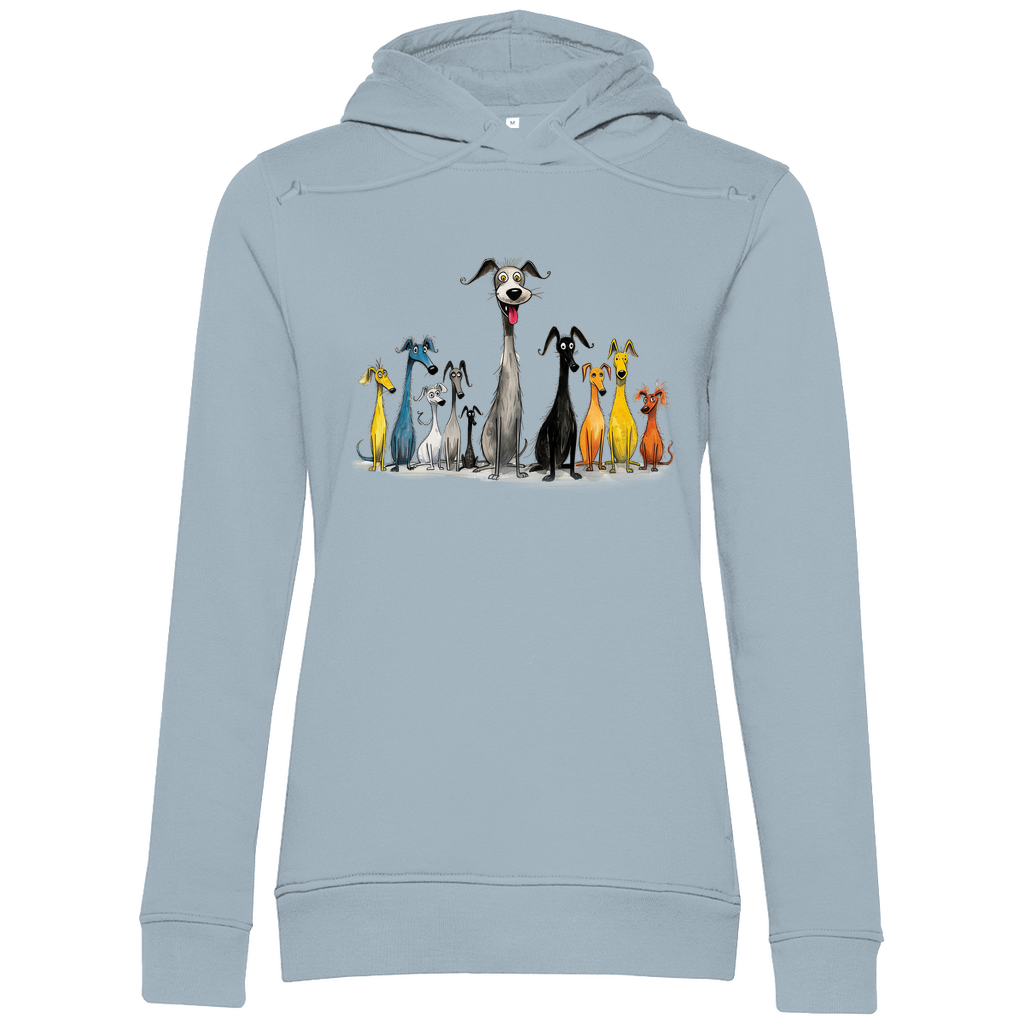 Damen Premium Bio Hoodie Hunderudel