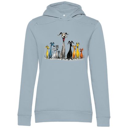 Damen Premium Bio Hoodie Hunderudel