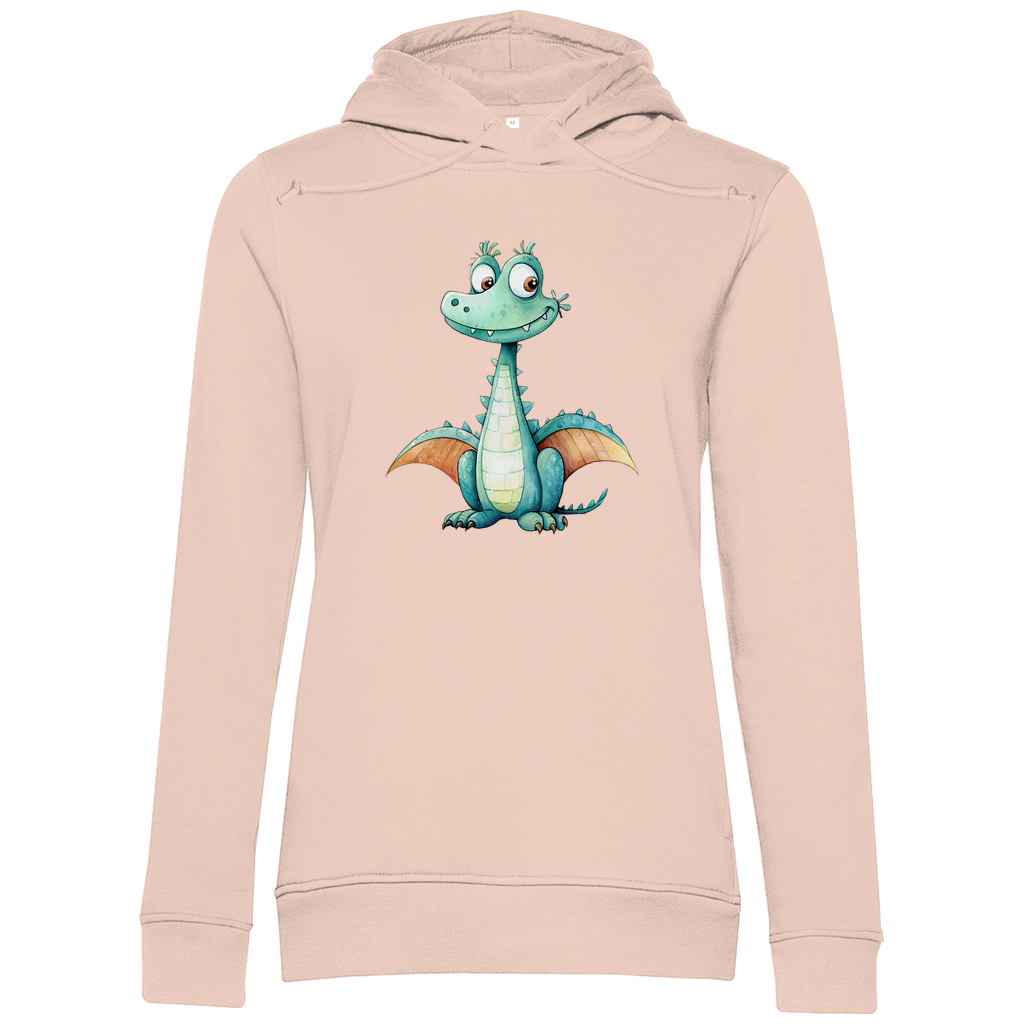 Damen Premium Bio Hoodie Drache Zischi