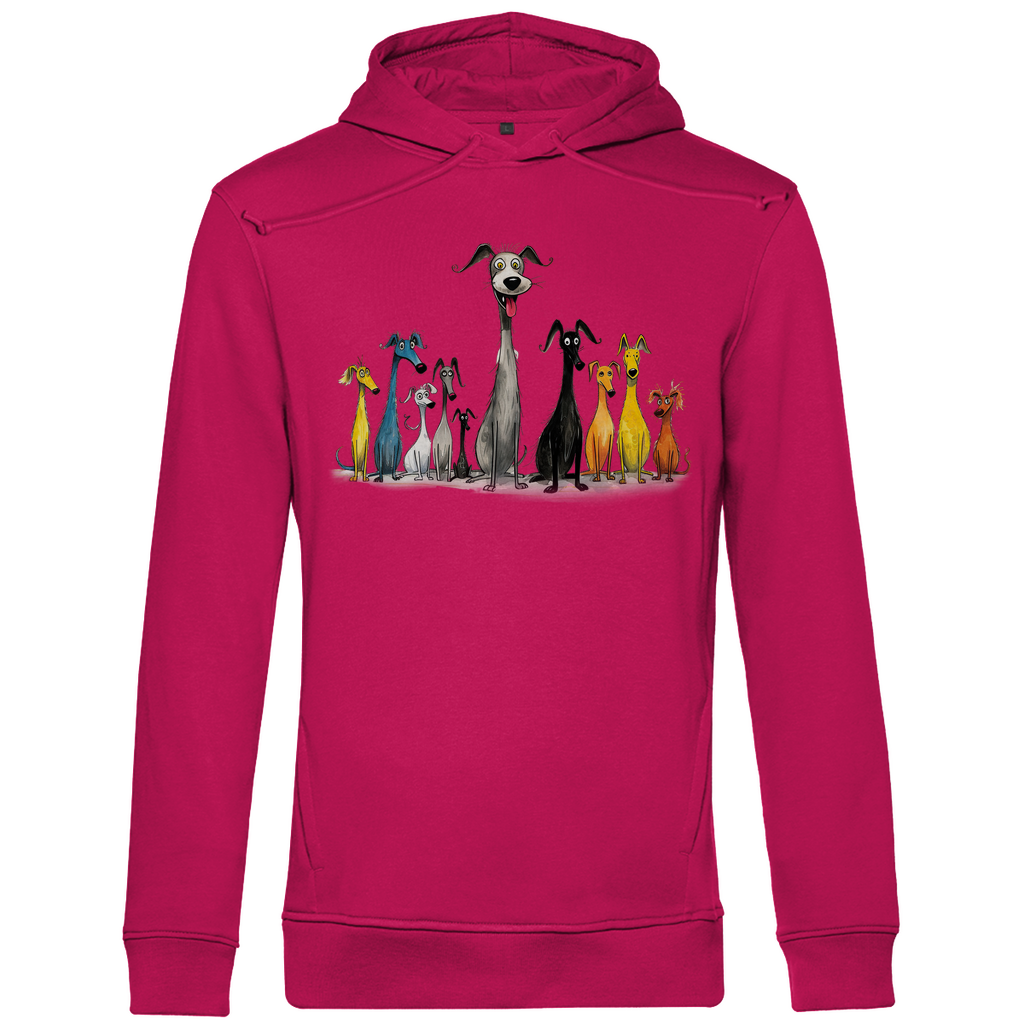 Herren Premium Bio Hoodie Hunderudel