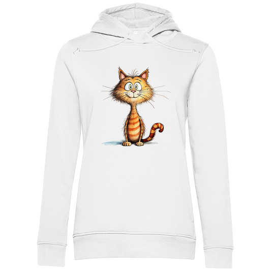 Damen Premium Bio Hoodie Kater Don Miauccio