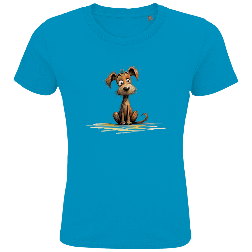 Kids Premium Bio T-Shirt Hund Puppy