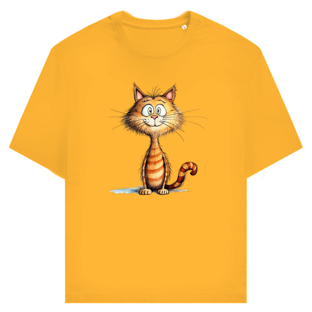 Unisex T-Shirt - Lustiger Cartoon Kater Don Miauccio – CrazyToon Prints