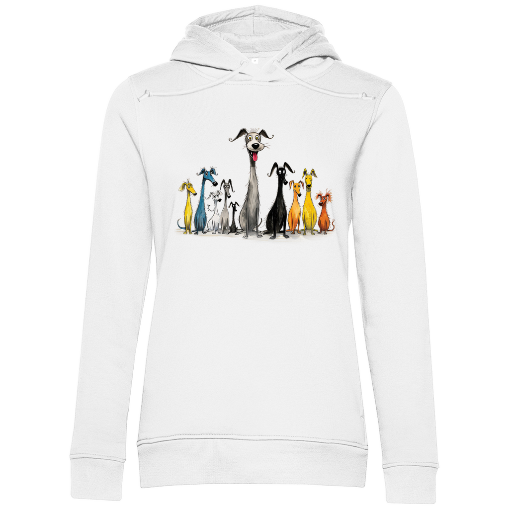 Damen Premium Bio Hoodie Hunderudel