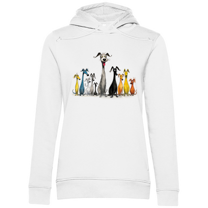 Damen Premium Bio Hoodie Hunderudel