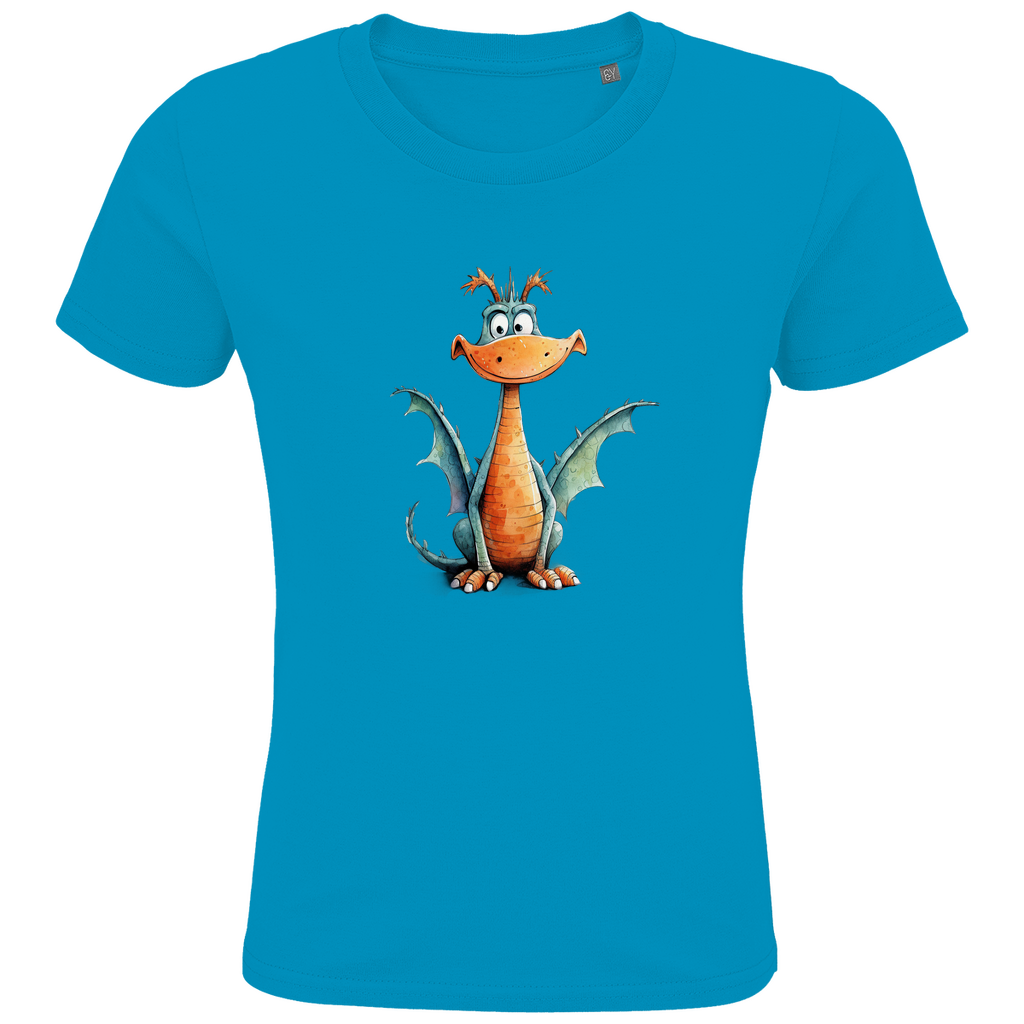 Kids Premium Bio T-Shirt Drache Flammi