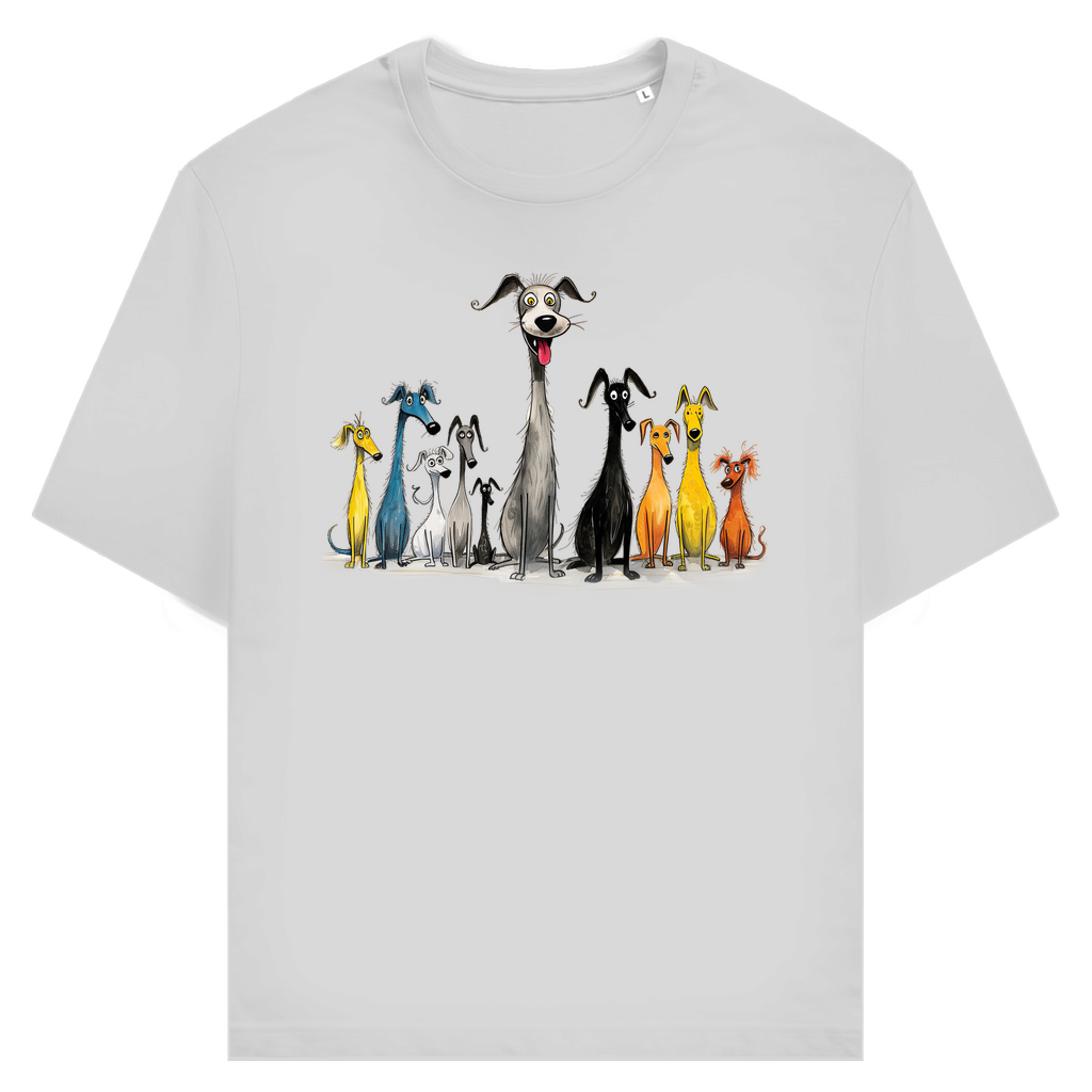 Unisex T-Shirt - Lustiges Cartoon Hunderudel – CrazyToon Prints