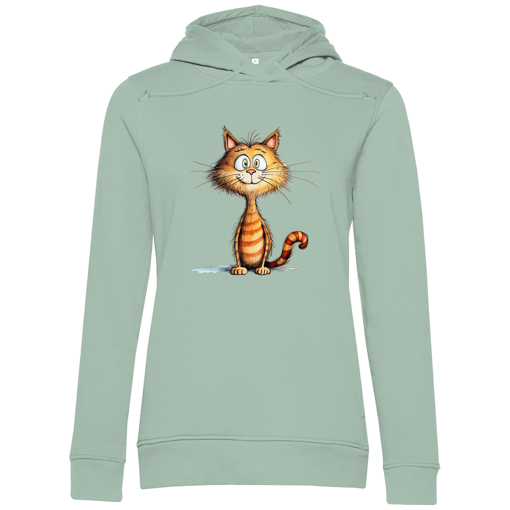 Damen Premium Bio Hoodie Kater Don Miauccio