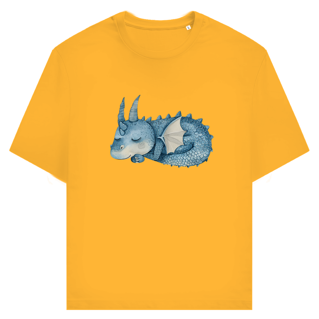 Unisex T-Shirt - Lustiger Cartoon Drache Sleepy Joe – CrazyToon Prints