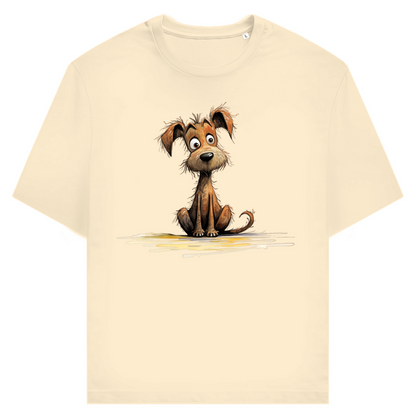 Unisex T-Shirt - Lustiger Cartoon Hund Puppy – CrazyToon Prints