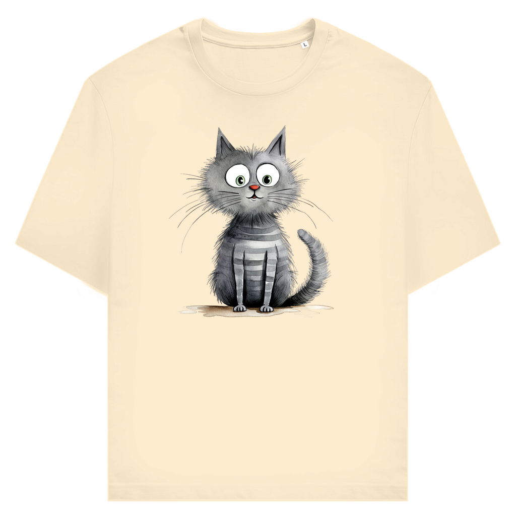 Unisex T-Shirt - Lustiger Cartoon Kater Don Flauschewitz – CrazyToon Prints