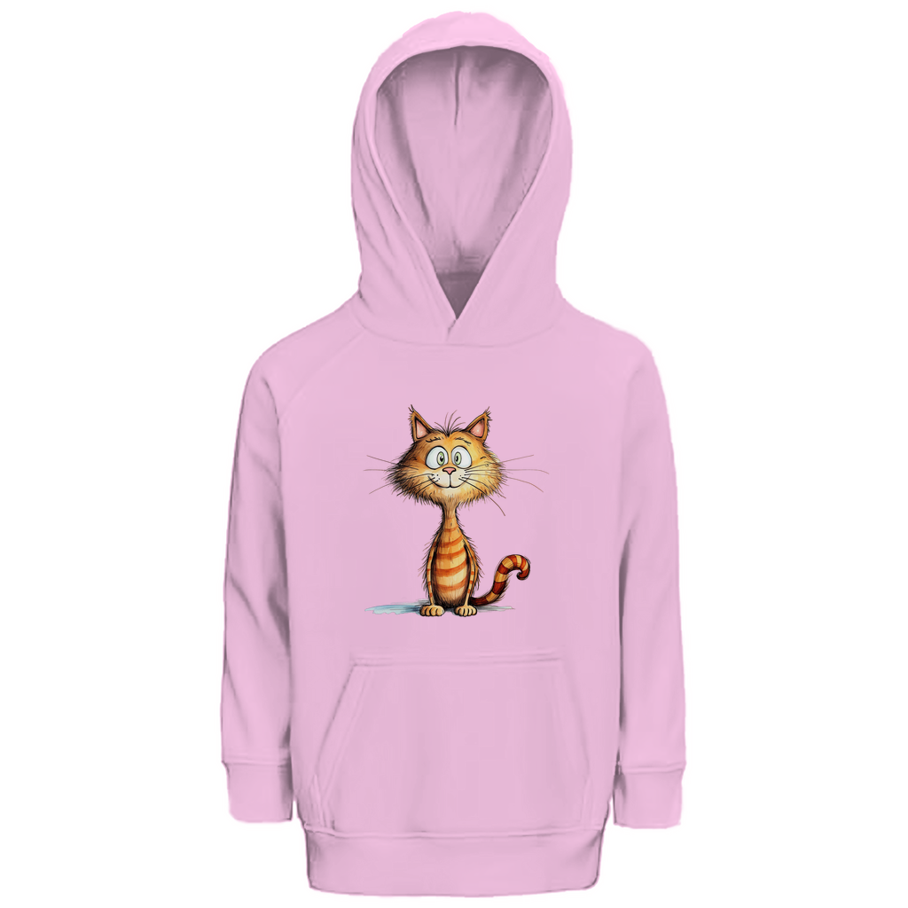 Kinder Hoodie - Lustiger Cartoon Kater Don Miauccio – CrazyToon Prints